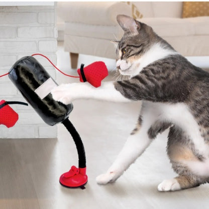 Juguete Portátil de Sacos de Boxeo para Gatos