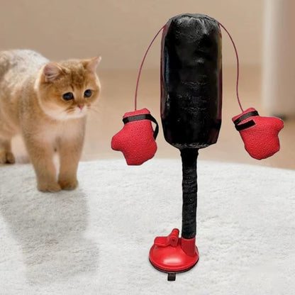 Juguete Portátil de Sacos de Boxeo para Gatos