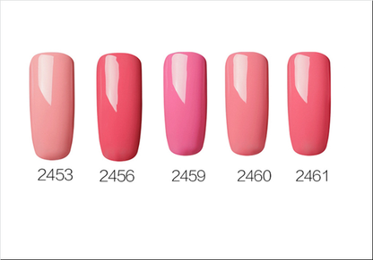 ROSALIND 10ml Pink Eco-Friendly UV Nail Gel (24 Colors)