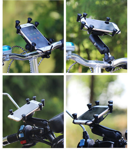 Soporte Universal Antirrobo para Teléfonos para Motos y Bicicletas
