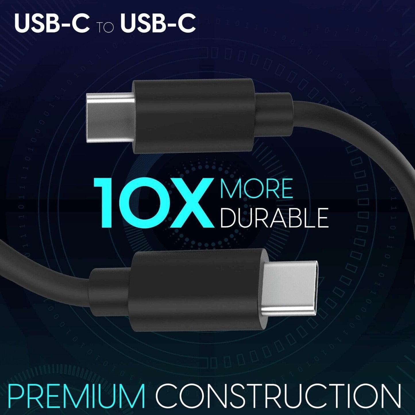 Cable trenzado USB C Tipo-C de carga rápida sincronización de datos cargador cable de 3/6/10FT Lote