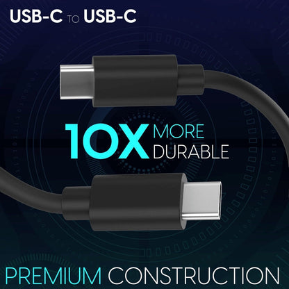 Cable trenzado USB C Tipo-C de carga rápida sincronización de datos cargador cable de 3/6/10FT Lote