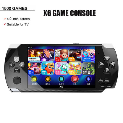 Consola de Juegos Portátil X6 con 1500 Juegos