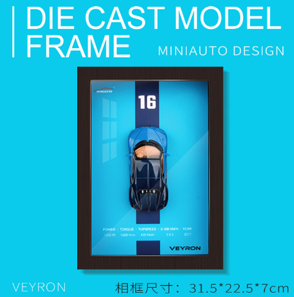 Car Frame 32™ Modelo de Aleación para Decoración Mural (Pieza Única)
