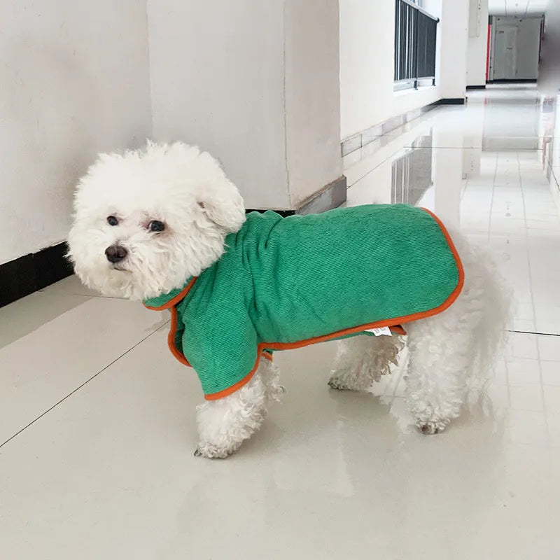 Bata para Baño de Mascotas de Secado Rápido