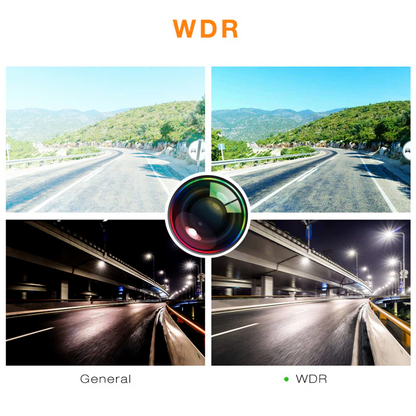 Cámara para Coche 170° WiFi Dash Cam Recorder HD 1080P DVR Vehicular con Sensor G