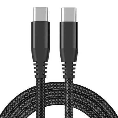 Cable trenzado USB C Tipo-C de carga rápida sincronización de datos cargador cable de 3/6/10FT Lote
