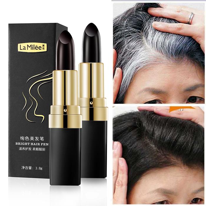 Lai Mei Barra de Tinte para Cabello de 3.8g para Cobertura Rápida de Canas