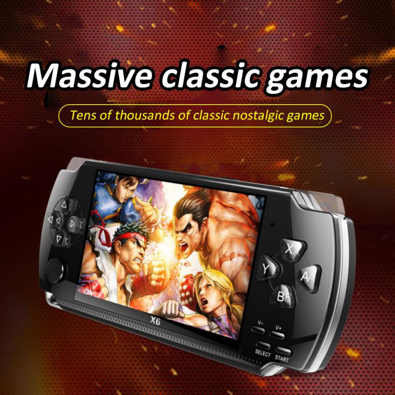 Consola de Juegos Portátil X6 con 1500 Juegos