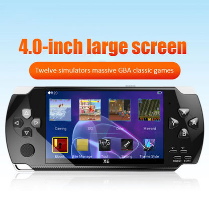 Consola de Juegos Portátil X6 con 1500 Juegos