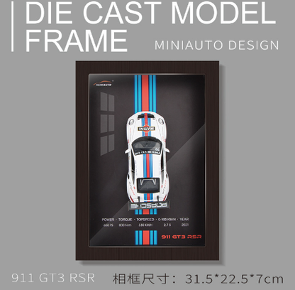 Car Frame 32™ Modelo de Aleación para Decoración Mural (Pieza Única)