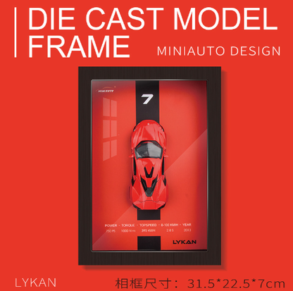 Car Frame 32™ Modelo de Aleación para Decoración Mural (Pieza Única)