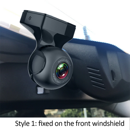 Cámara para Coche 170° WiFi Dash Cam Recorder HD 1080P DVR Vehicular con Sensor G